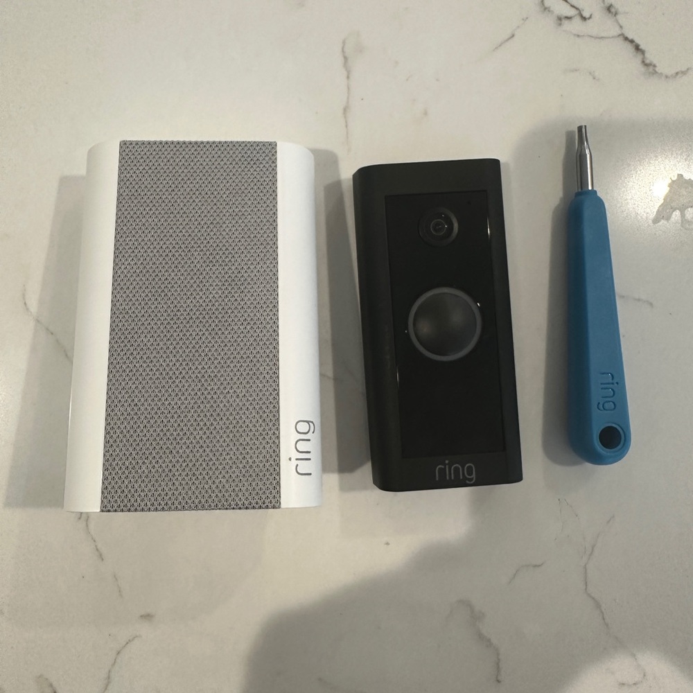 Ring Doorbell with chime much needed this time of year!